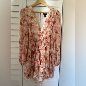 Express Long Sleeve Floral Romper
